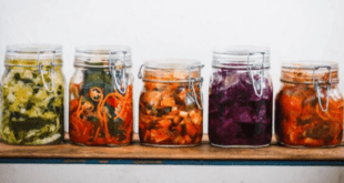 Kimchi in bottles