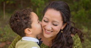 Pretty Mom With Son